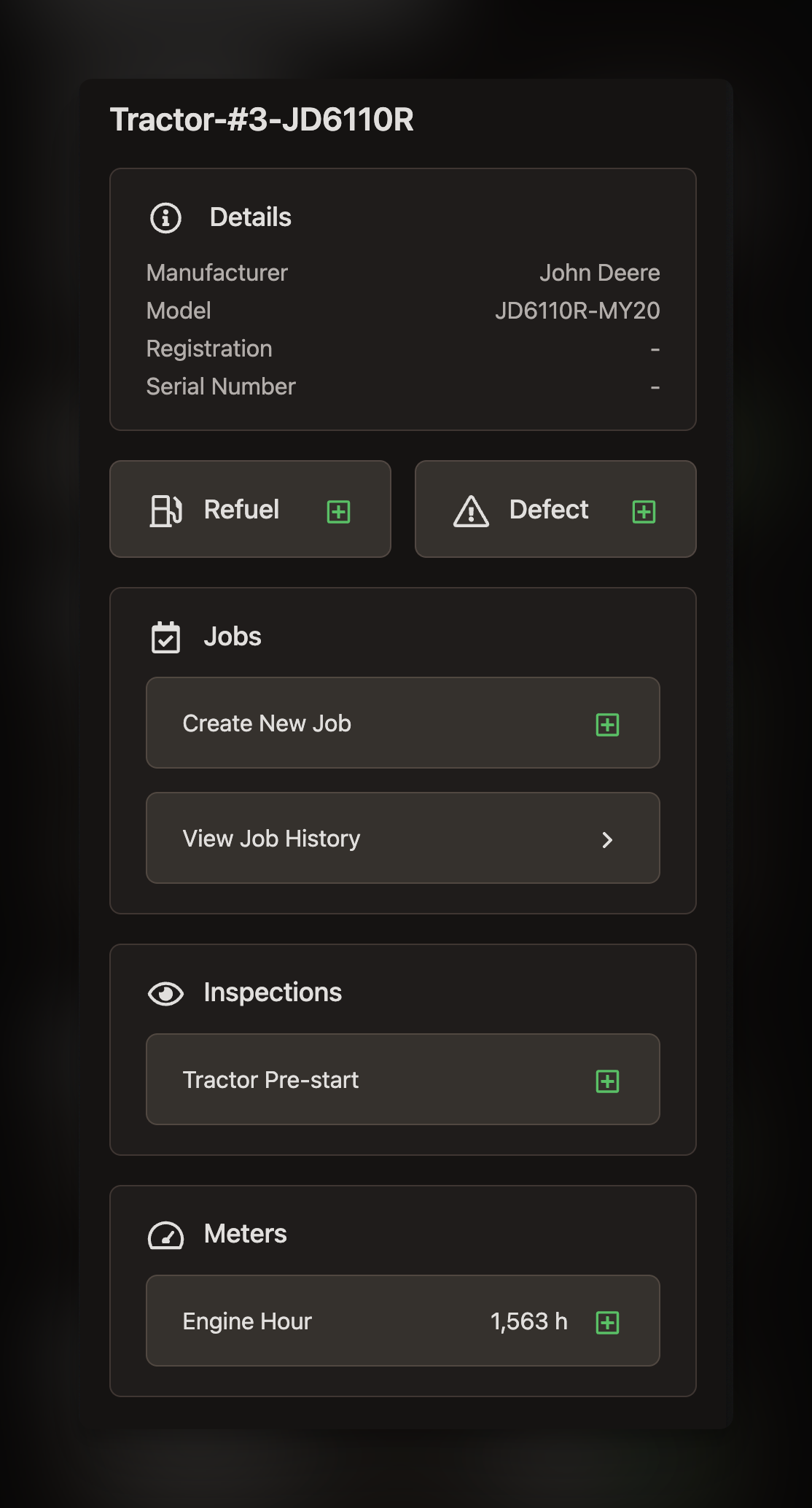 QR Code landing page with new jobs section