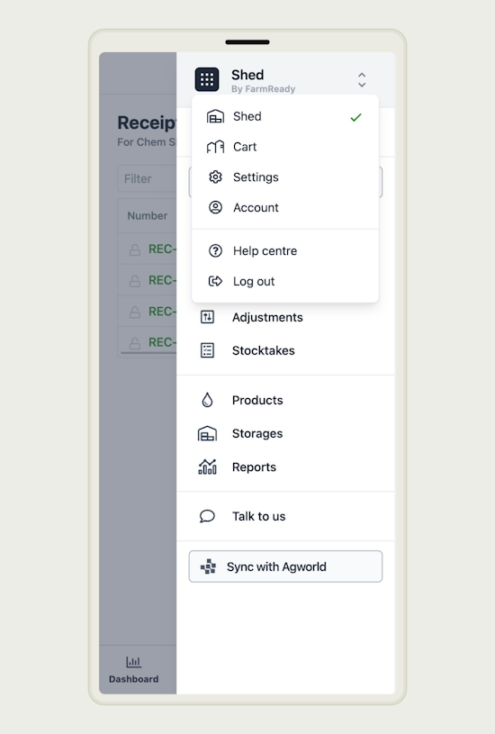 FarmReady App Switcher